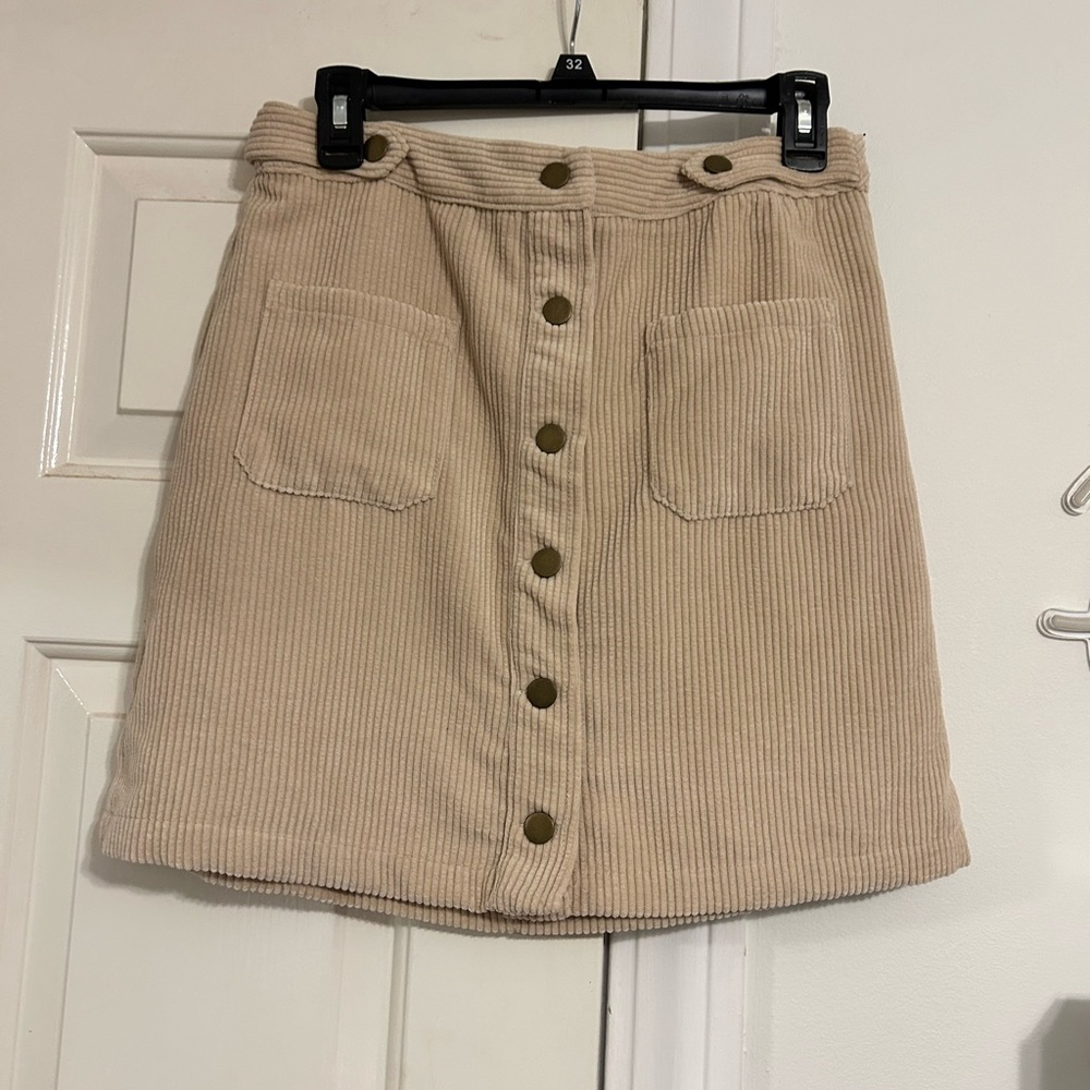 Corduroy skirt